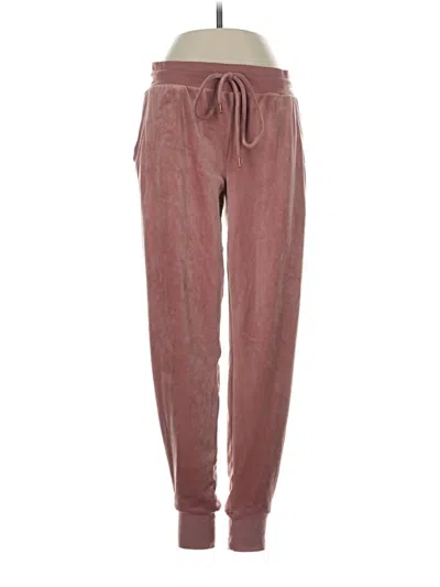 Pre-owned Felina Casual Pants In Burgundy