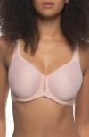 Felina Celestial Full Coverage Underwire Bra In Pink
