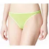 Felina Charming Lace Thong Panty In Paradise Green In Multi