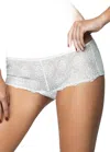 Felina Christelle Low Rise Boy Leg In White In White