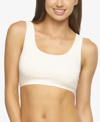 Felina Cotton Bralette In White