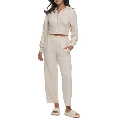 Felina Emery Hoodie & Pants Lounge Set In Black