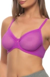 Felina Ethereal Unlined Underwire Bra In Cactus Blossom