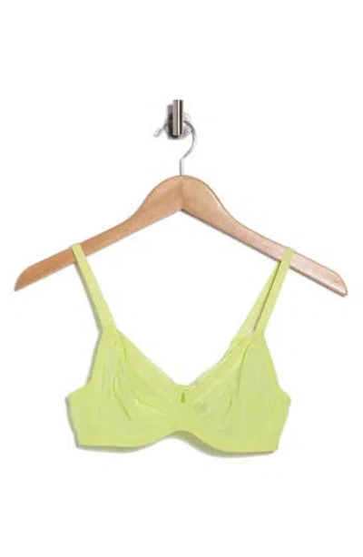 Felina Ethereal Unlined Underwire Bra In Green