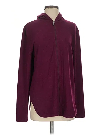 Pre-owned Felina Jacket In Burgundy