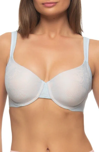 Felina Jessamine Smoothing Full Coverage Underwire Bra In Skyway