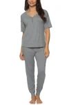 Felina Jessie Henley Pajamas In Gray