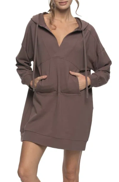 FELINA FELINA KIMORA LONG SLEEVE SWEATSHIRT LOUNGE DRESS