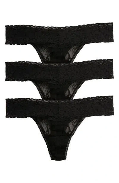 Felina Lace Thong In Black