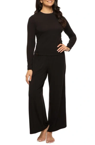 Felina Lena Pajamas In Black