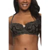 Felina Lola Underwire Bra In Black/cloud Dancer