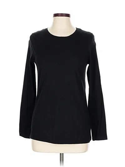 Pre-owned Felina Long Sleeve T-shirt In Black