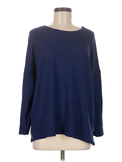 Pre-owned Felina Long Sleeve T-shirt In Blue
