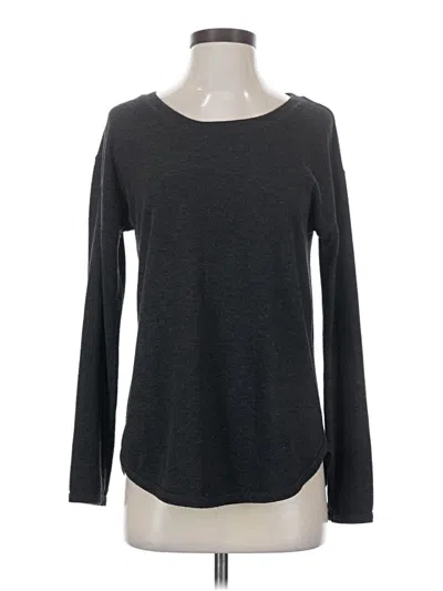 Pre-owned Felina Long Sleeve T-shirt In Gray