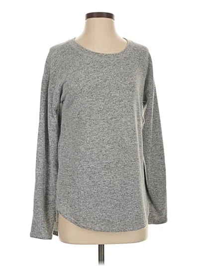 Pre-owned Felina Long Sleeve T-shirt In Gray