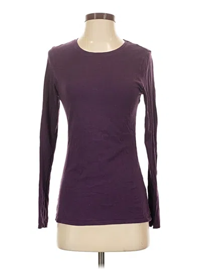 Pre-owned Felina Long Sleeve T-shirt In Purple
