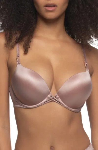 Felina Luscious Underwire Push-up Bra In Pink