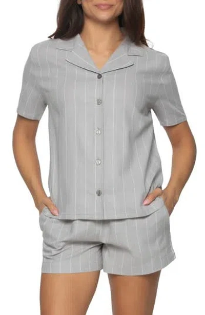 Felina Mirielle Short Pajamas In Gray