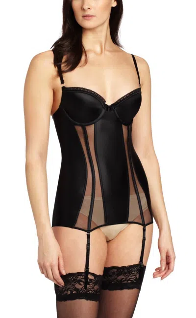 Felina Olivia Retro Slip Bra In Black
