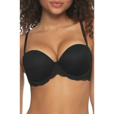 Felina Peridot Covertible Underwire Bra In Black