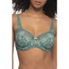 Felina Peridot Lace Unlined Underwire Bra In Green