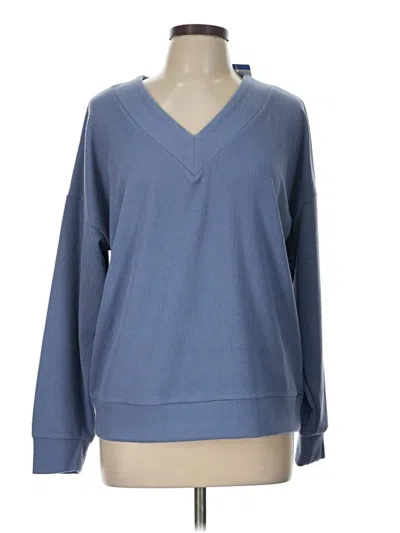 Pre-owned Felina Pullover Sweater In Blue