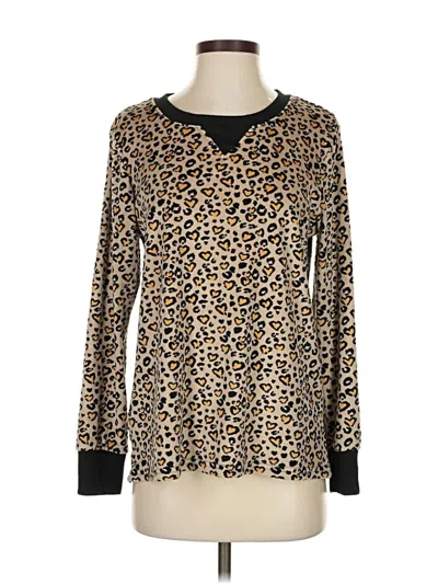 Pre-owned Felina Pullover Sweater In Gold