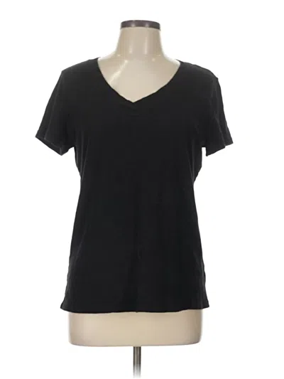 Pre-owned Felina Short Sleeve T-shirt In Black