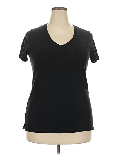 Pre-owned Felina Short Sleeve T-shirt In Black