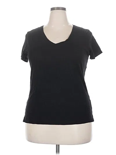 Pre-owned Felina Short Sleeve T-shirt In Black
