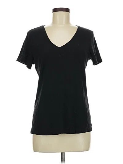 Pre-owned Felina Short Sleeve T-shirt In Black