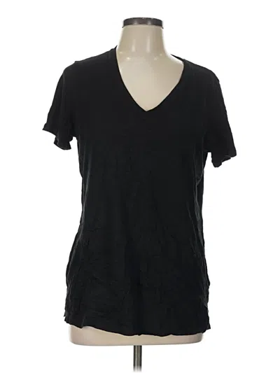 Pre-owned Felina Short Sleeve T-shirt In Black
