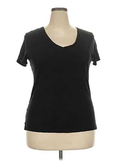 Pre-owned Felina Short Sleeve T-shirt In Black