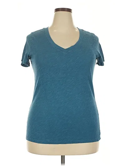 Pre-owned Felina Short Sleeve T-shirt In Blue