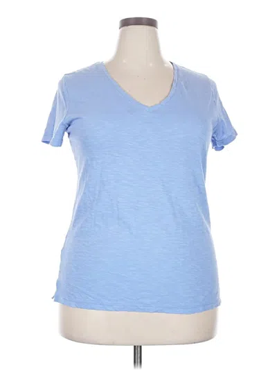 Pre-owned Felina Short Sleeve T-shirt In Blue