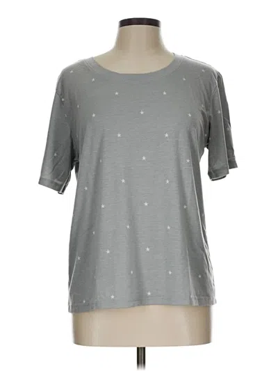 Pre-owned Felina Short Sleeve T-shirt In Gray