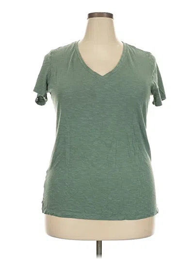 Pre-owned Felina Short Sleeve T-shirt In Green