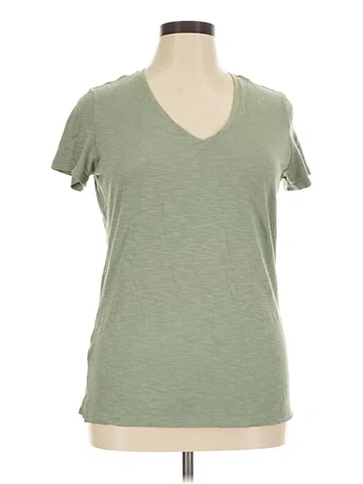 Pre-owned Felina Short Sleeve T-shirt In Green
