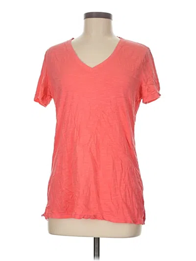 Pre-owned Felina Short Sleeve T-shirt In Orange