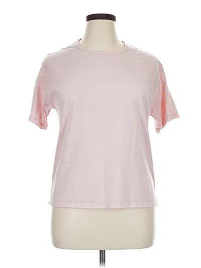 Pre-owned Felina Short Sleeve T-shirt In Pink