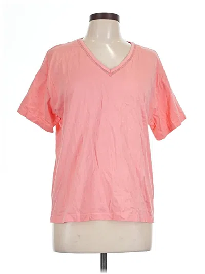 Pre-owned Felina Short Sleeve T-shirt In Pink
