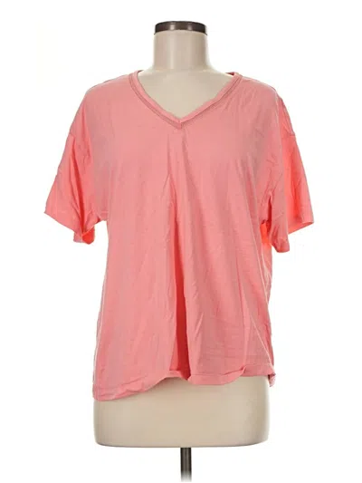 Pre-owned Felina Short Sleeve T-shirt In Pink