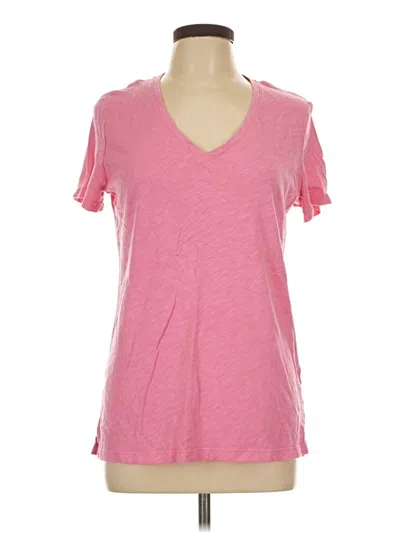 Pre-owned Felina Short Sleeve T-shirt In Pink