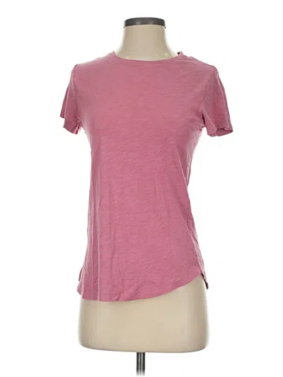 Pre-owned Felina Short Sleeve T-shirt In Pink