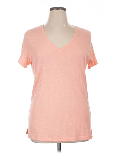 Pre-owned Felina Short Sleeve T-shirt In Pink
