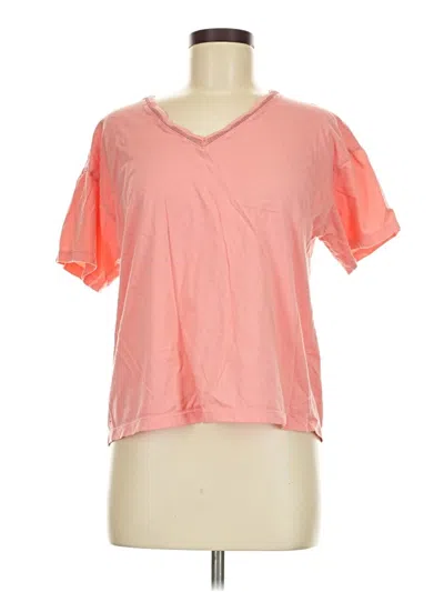 Pre-owned Felina Short Sleeve T-shirt In Pink