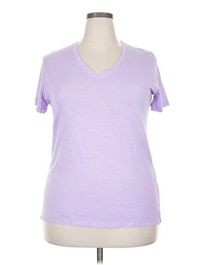 Pre-owned Felina Short Sleeve T-shirt In Purple