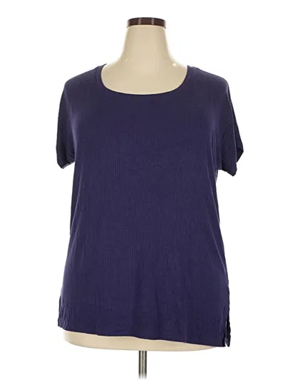 Pre-owned Felina Short Sleeve T-shirt In Purple