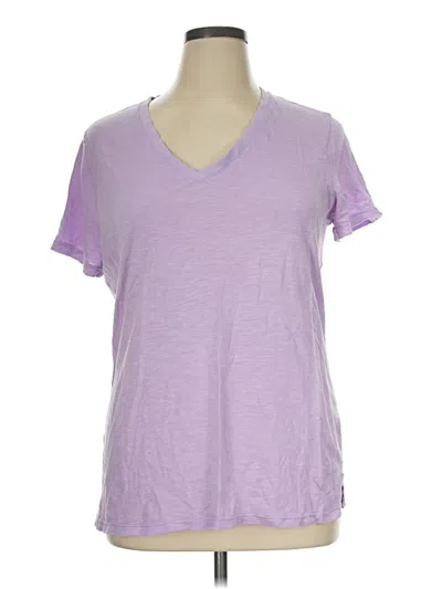 Pre-owned Felina Short Sleeve T-shirt In Purple