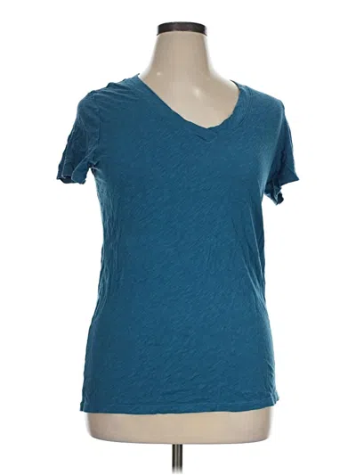 Pre-owned Felina Short Sleeve T-shirt In Teal